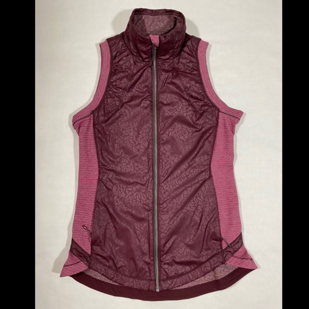 Lululemon Rebel Runner Vest Size 6 Bordeaux